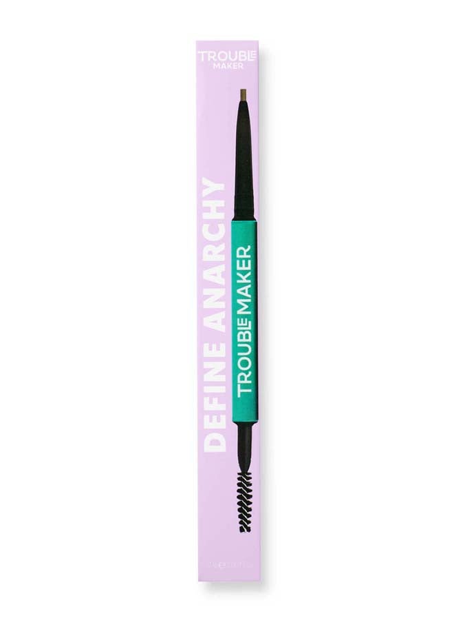 Trouble Maker Define Anarchy Micro Brow Pencil Soft Black - Image 2